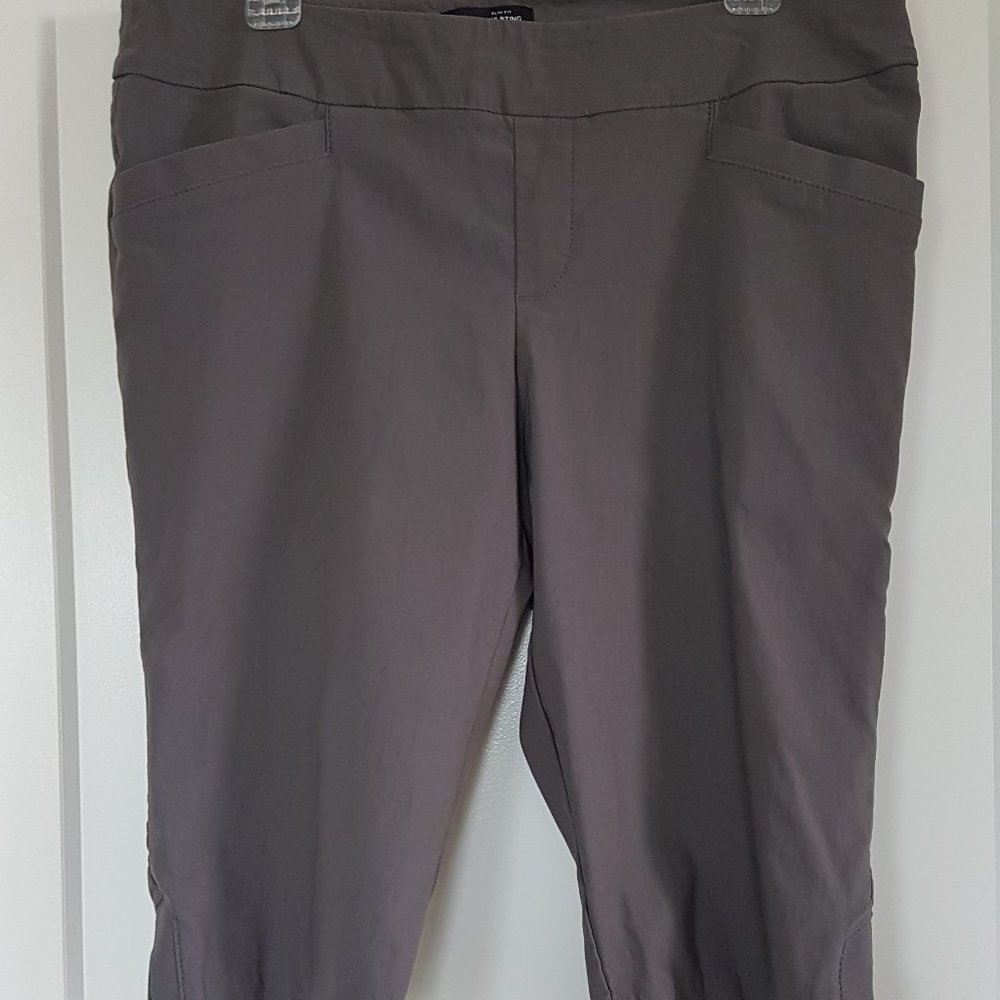 Lee Petite Sculpting Pull On Skimmer Capri Pant 16P
